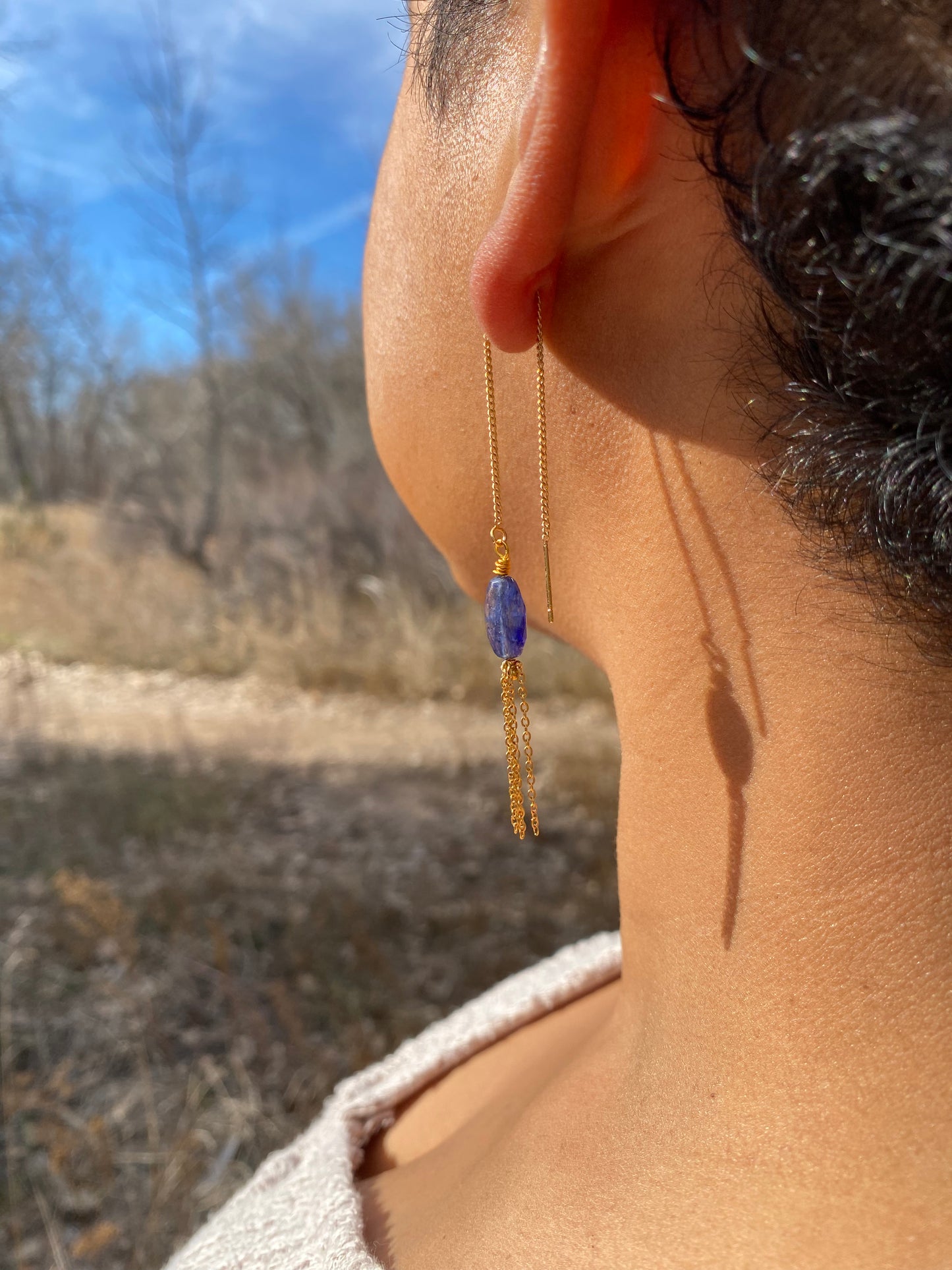 Wildflower Sapphire earrings